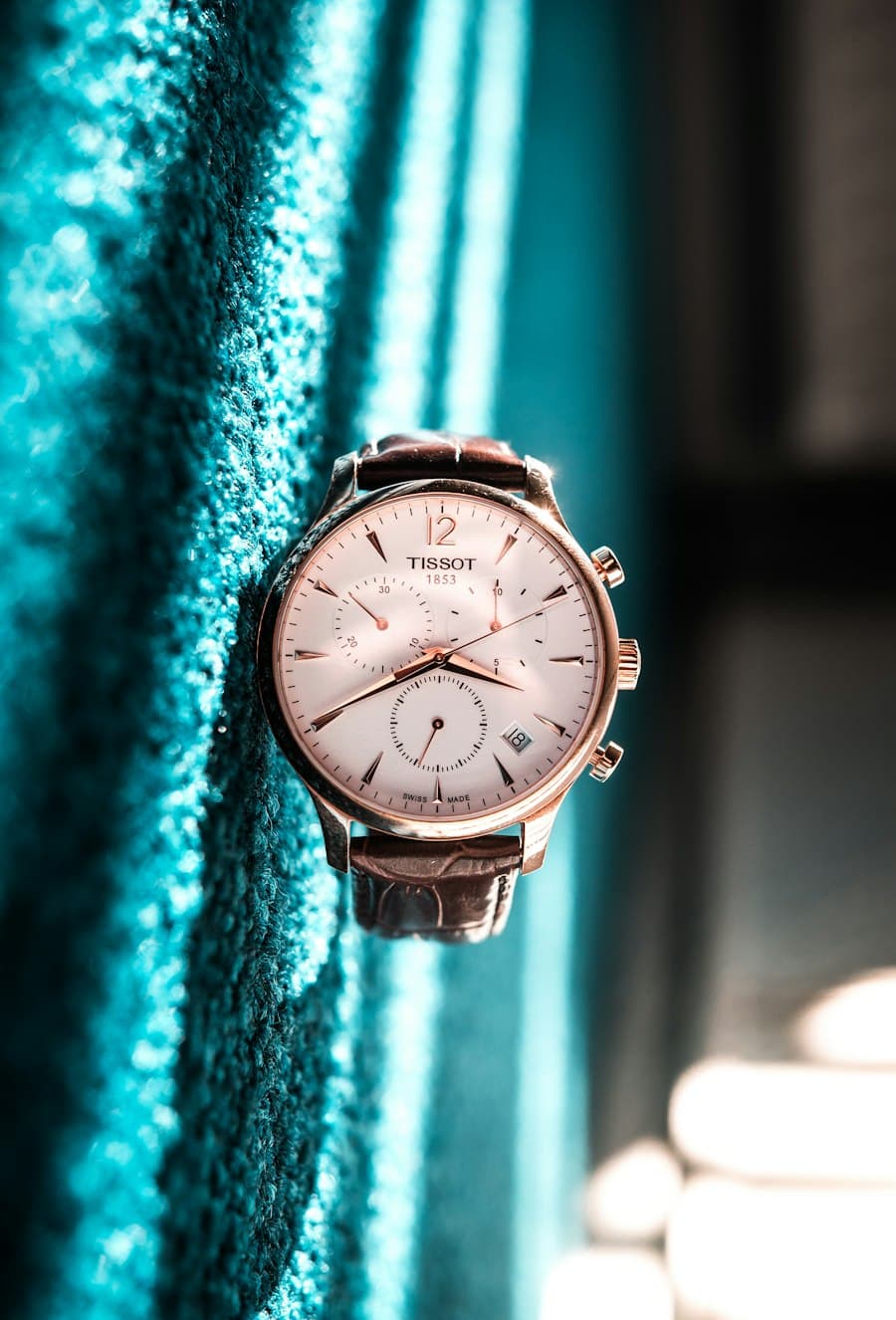 Tissot chronograph with elegant dial